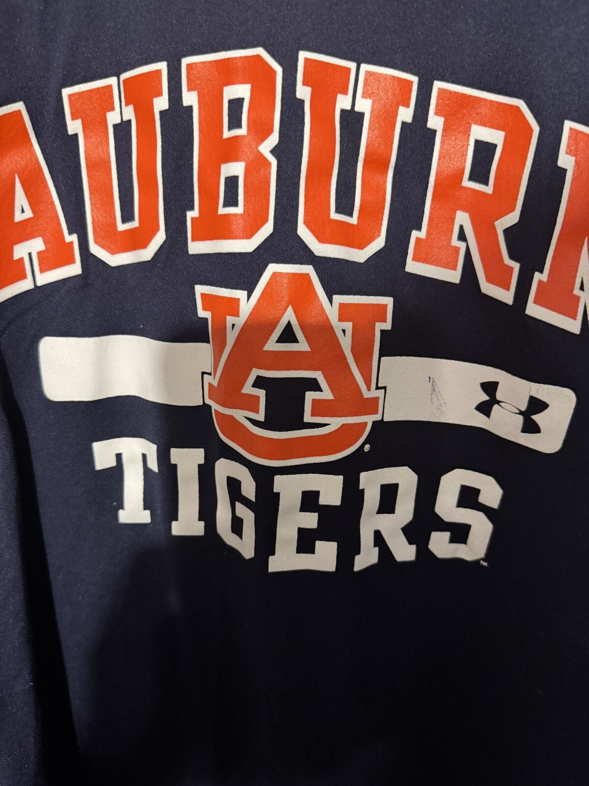 Auburn Tigers under Armour T-Shirt Blue Men's Size XL SEC