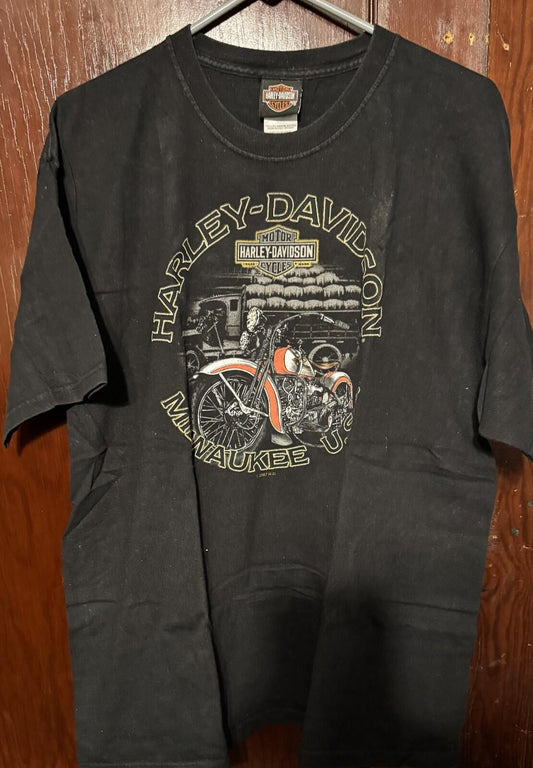 Harley-Davidson of Las Vegas T-Shirt Men's Sz XL Black H-D