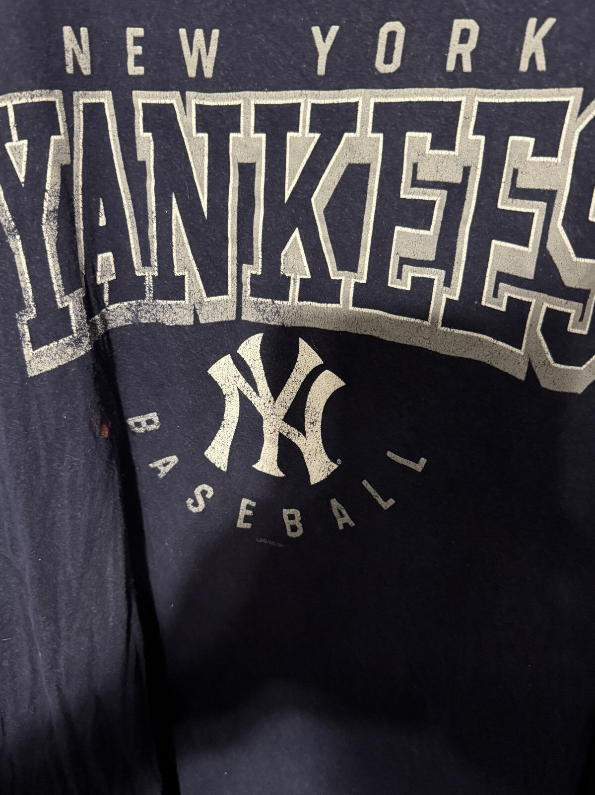 New York Yankees Short Sleeve Tee Mens XXL Blue