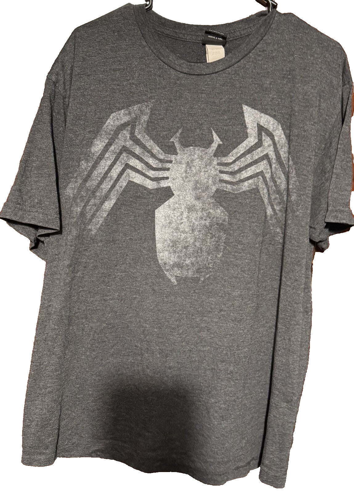 Spider Man Spiderman Marvel Tee shirt Men Size XL Gray