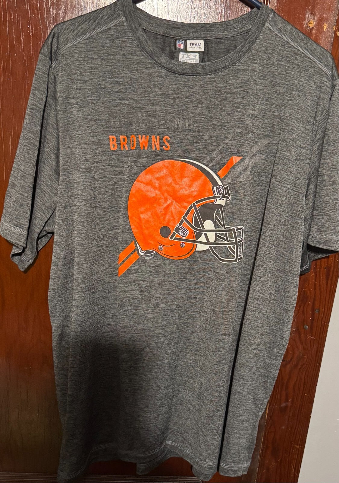 Cleveland Browns Short Sleeve T-Shirt Men’s Size XL Gray