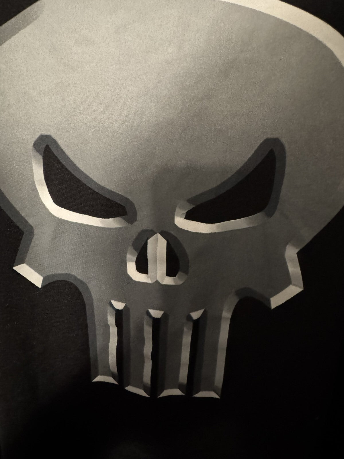 The Punisher Marvel T-Shirt Men's Size L Black