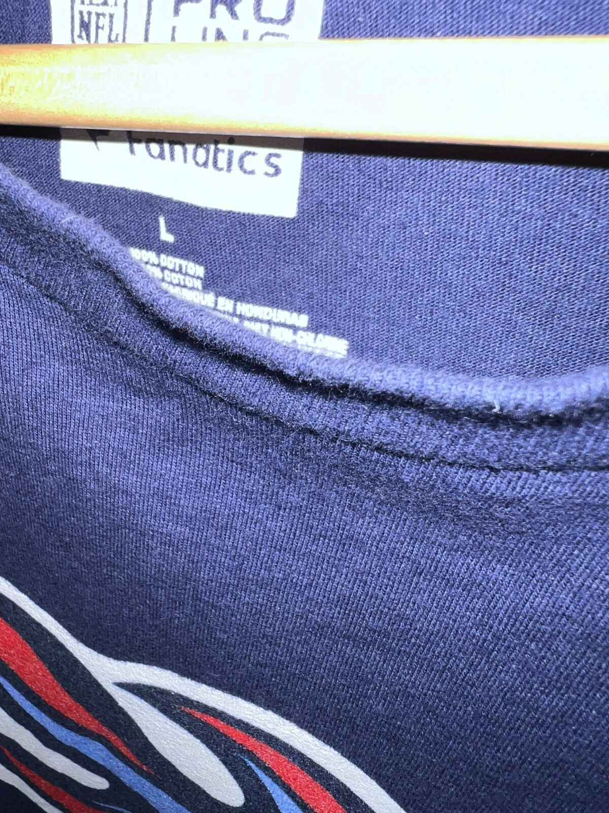 Tennessee Titans Blue Tee Fanatics Men's sz L Derrick Henry