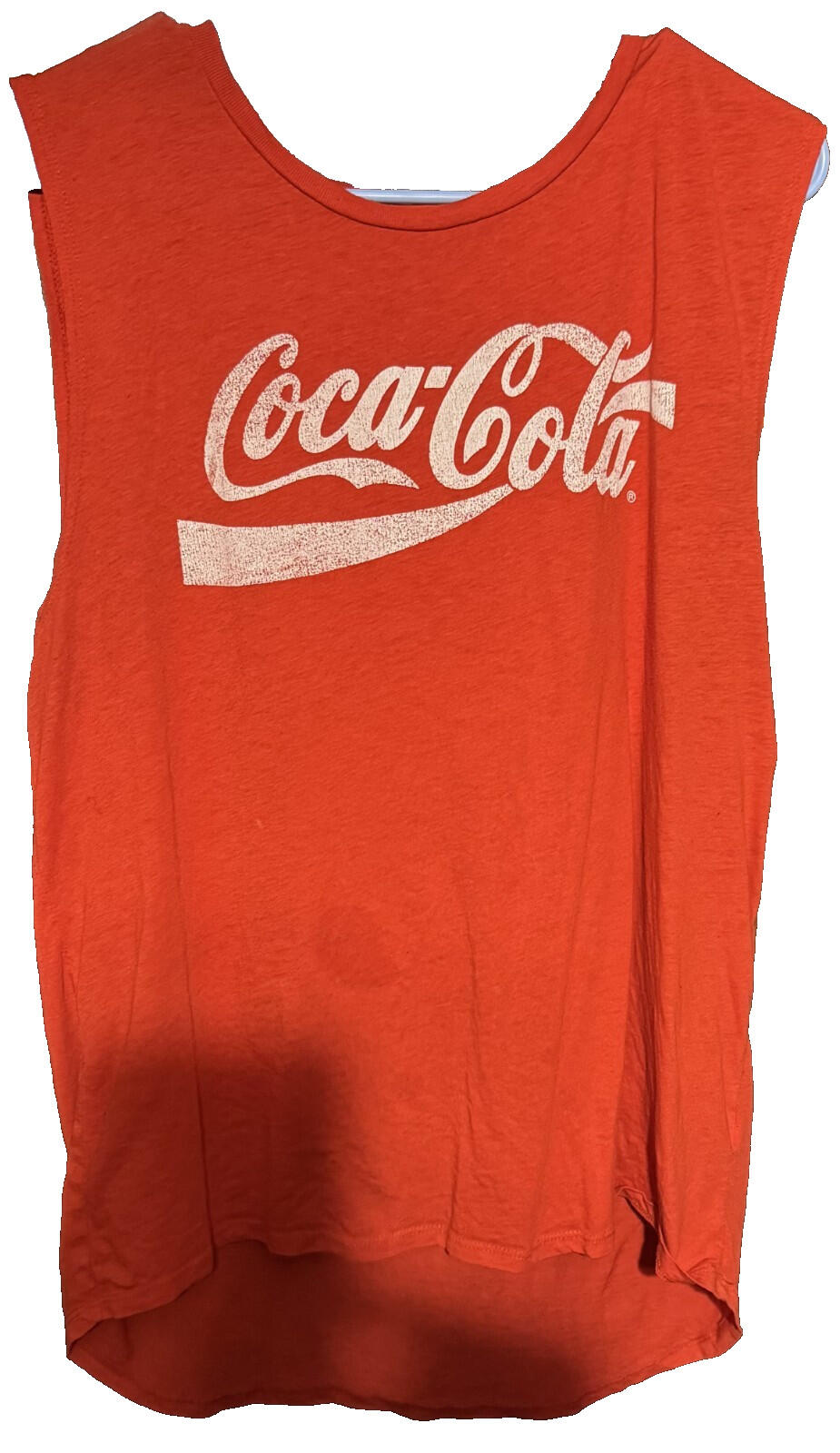 Coca Cola Classic Logo Men's Size XL Red Tank Top Coke
