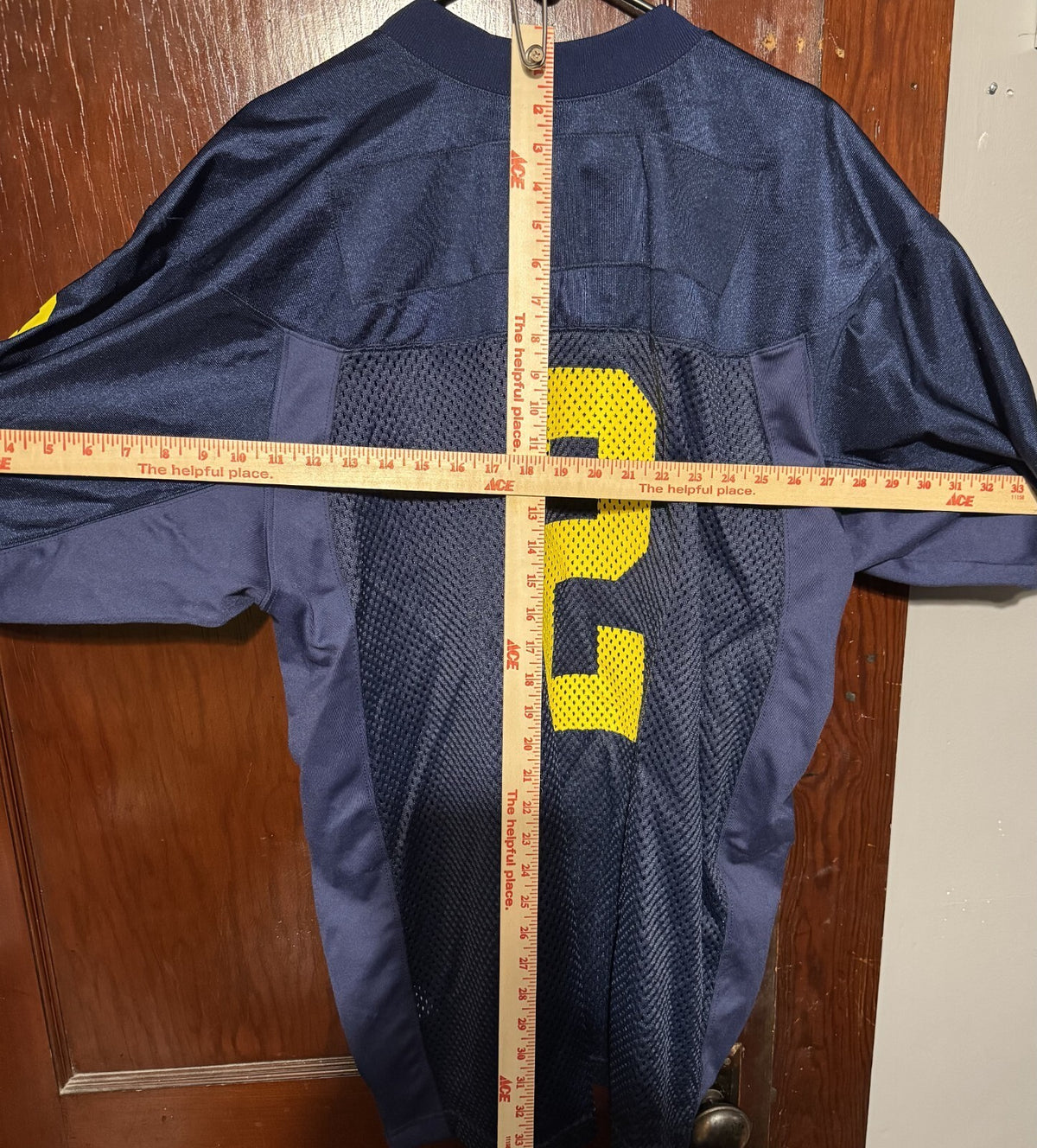 Michigan Wolverines Vintage Nike #2 Jersey Size XXL Blue