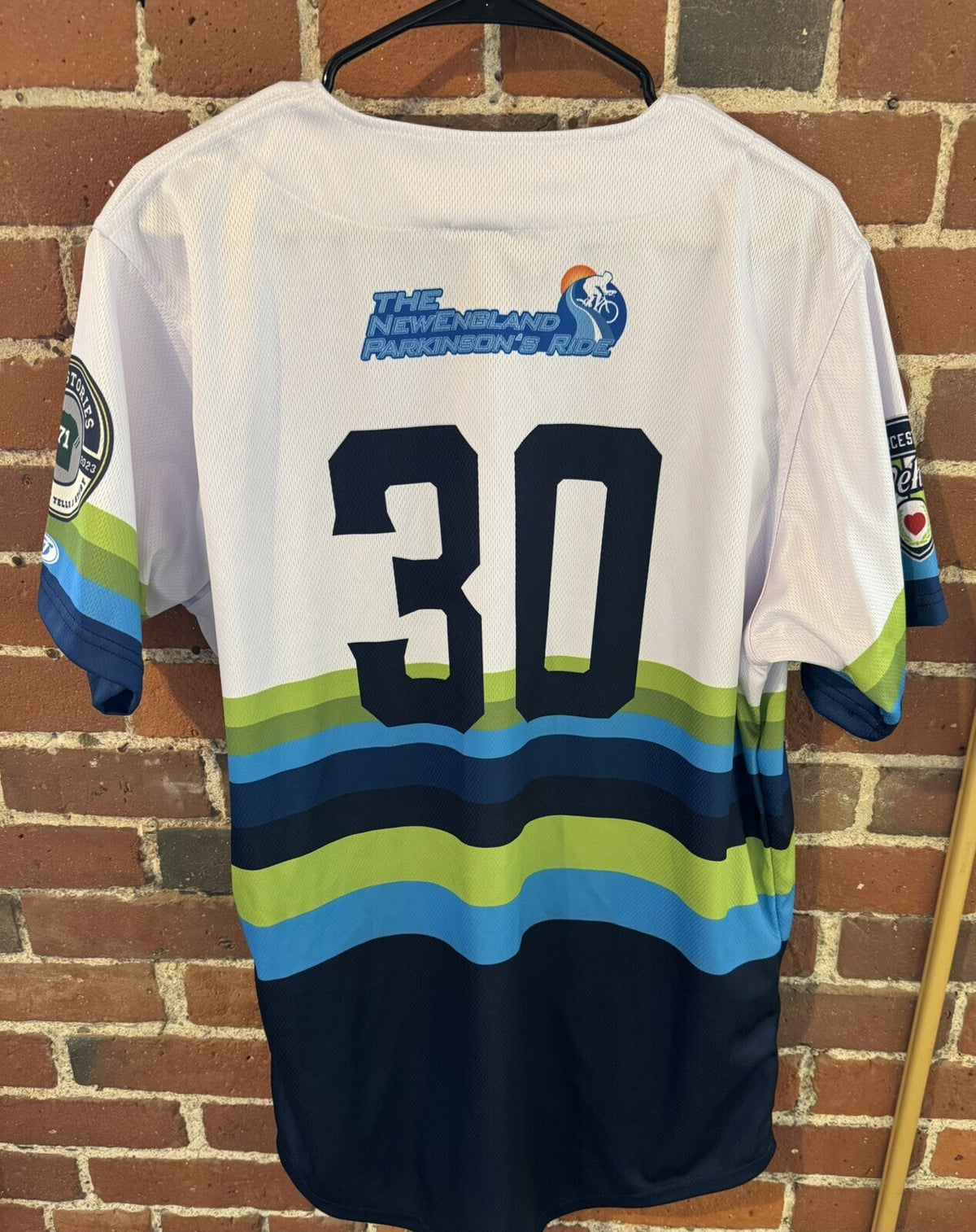 Worcester Bravehearts Team Issued Jersey. On Field Authentic. #30 men’s size 46