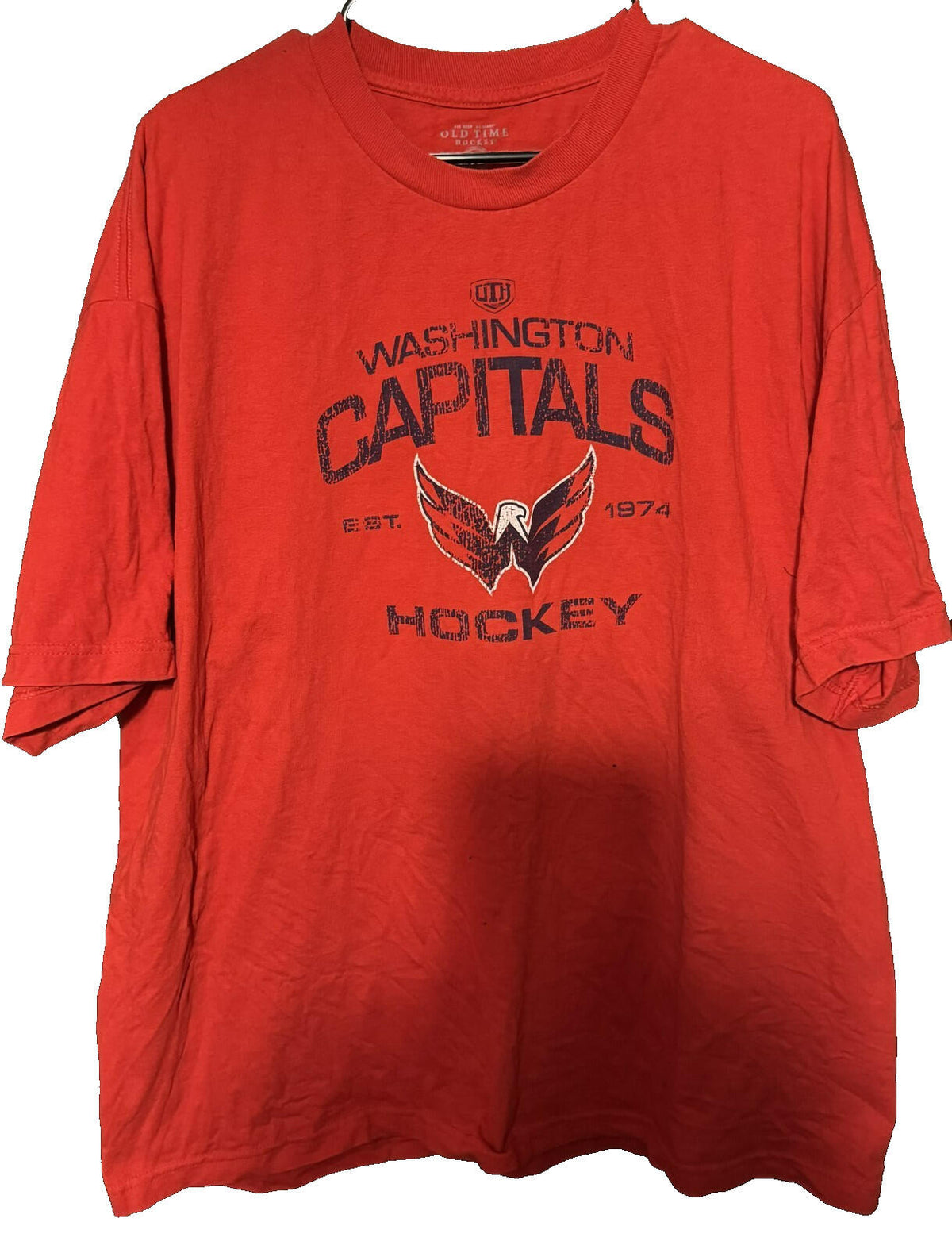 Washington Capitals Old Time Hockey T-Shirt Men’s Size Red XXL