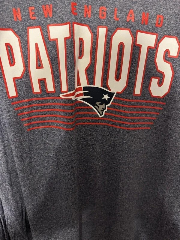 New england patriots long sleeve t shirt men xl blue new with tags