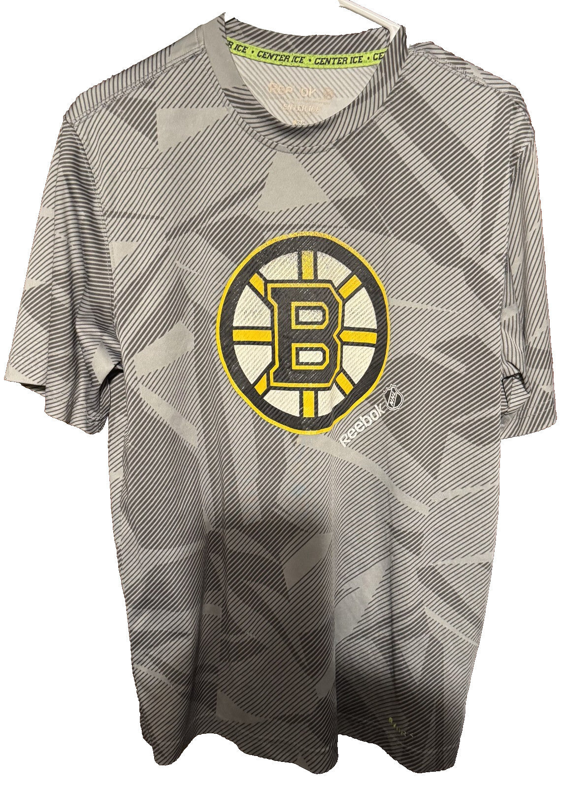 Boston Bruins Vintage Reebok Gray T-Shirt Men's Sz L ?