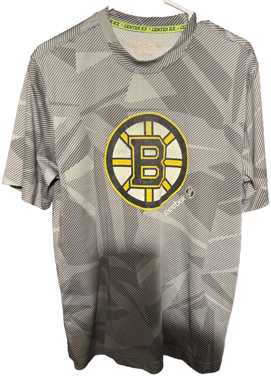Boston Bruins Vintage Reebok Gray T-Shirt Men's Sz L ?