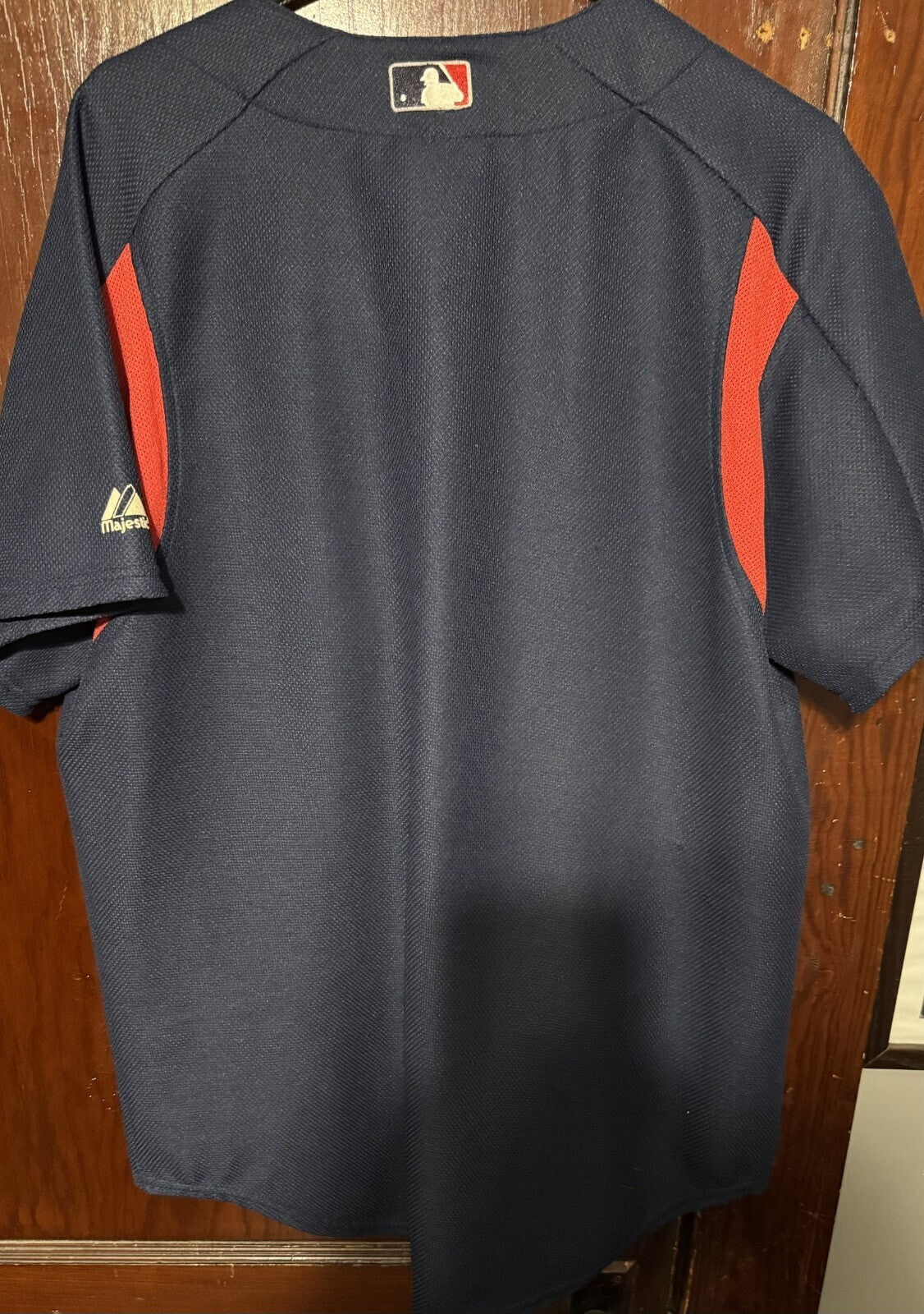 Cleveland Indians Guardians Majestic Jersey Men's Sz M Blue