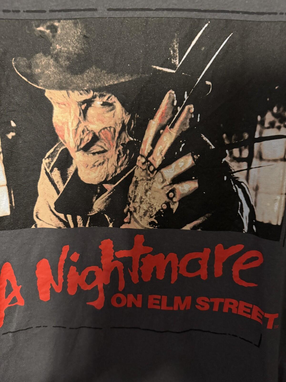 A Nightmare on Elm Street Logo T-Shirt Men's Size XL Gray