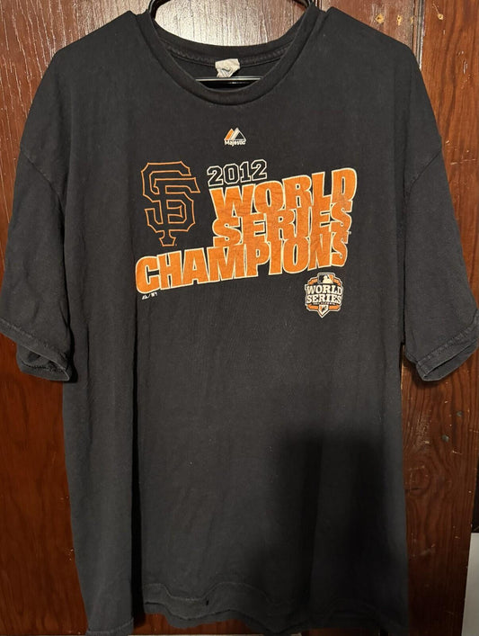 San Francisco Giants 2012 World Series Champs T-Shirt Sz 2XL