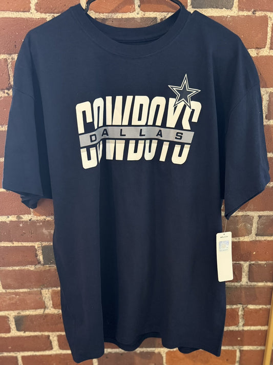Dallas Cowboys Team Apparel T-Shirt Blue Men Sz XL NEW WITH TAGS