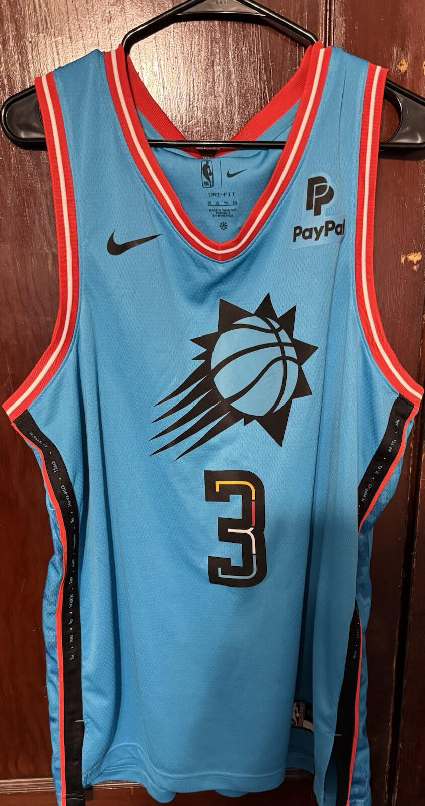 Phoenix Suns Nike Chris Paul #3 City Edition Jersey Blue Men Sz 52