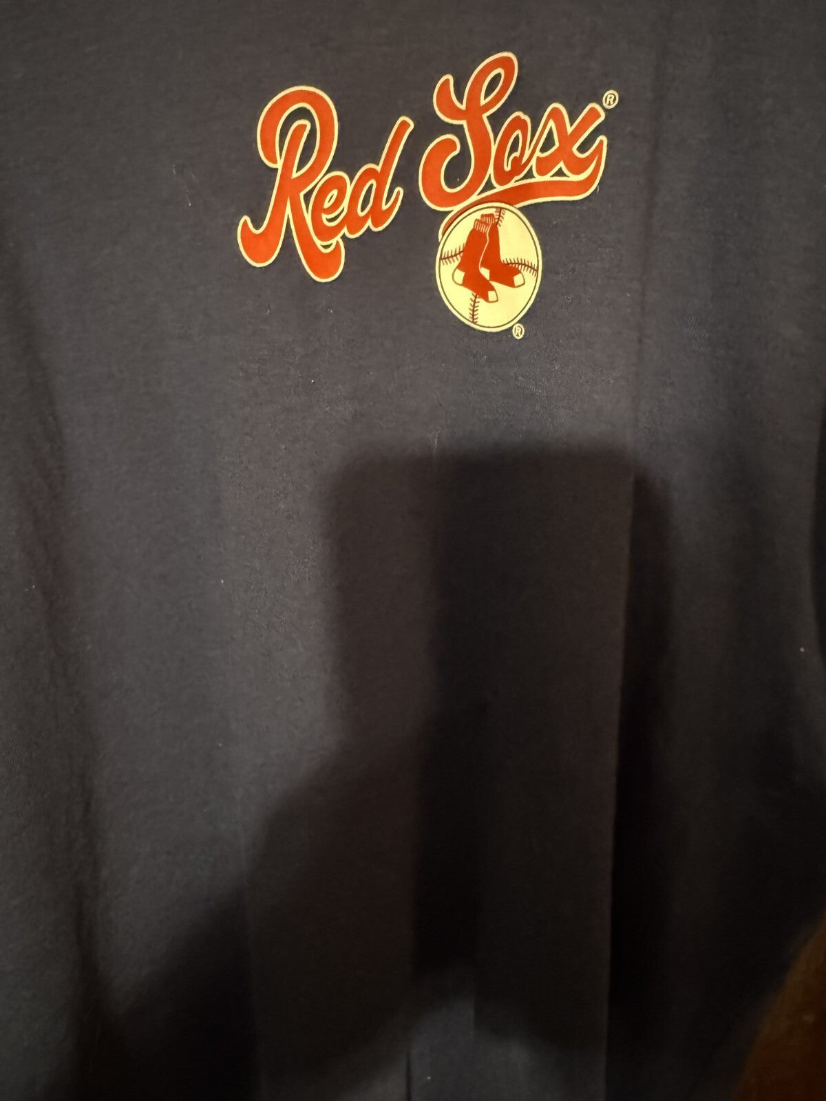 Boston Red Sox Majestic Double Sided T-Shirt Men's XL Blue