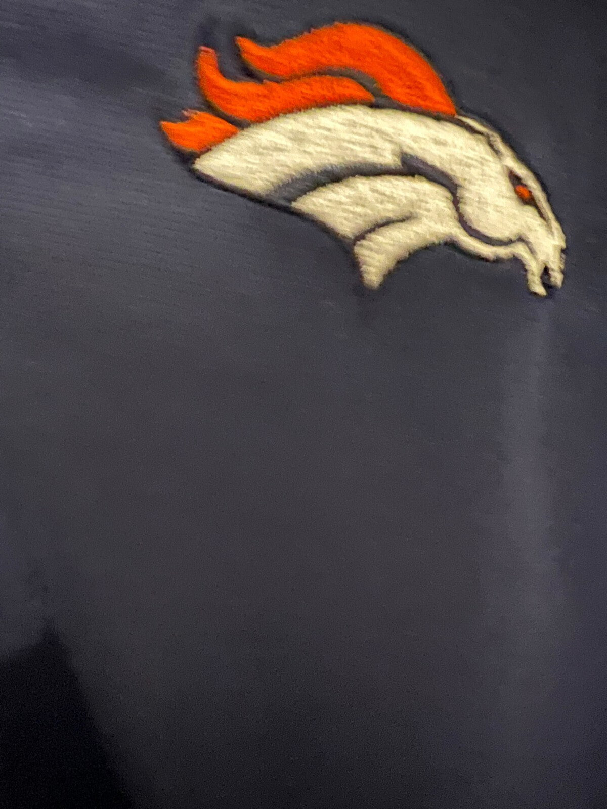 Denver Broncos Polo Shirt Men's Size M Blue/Orange NFL