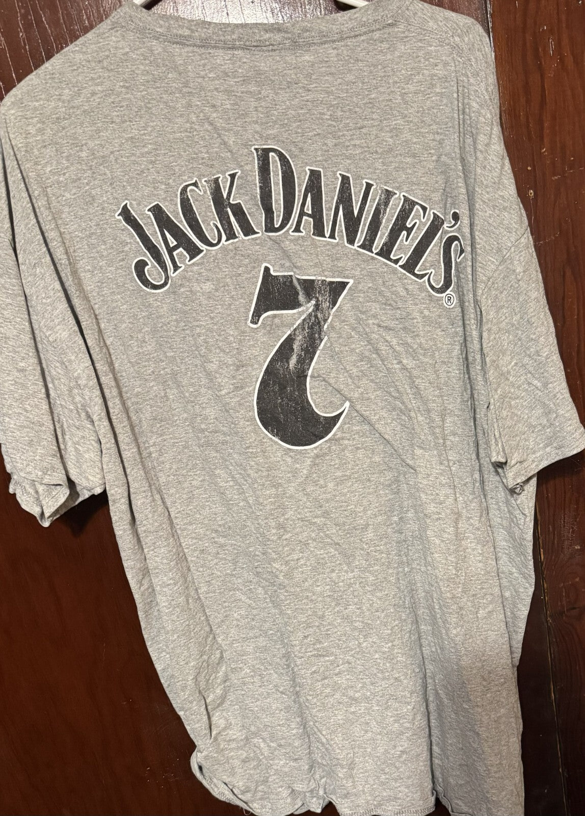 Jack Daniels Old Number 7 Gray T-Shirt Men Size XXL