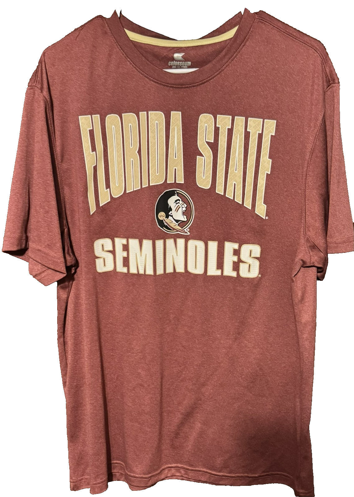 Florida State Seminoles Football FSU Tee Shirt Men's Sz XL Red Colosseum