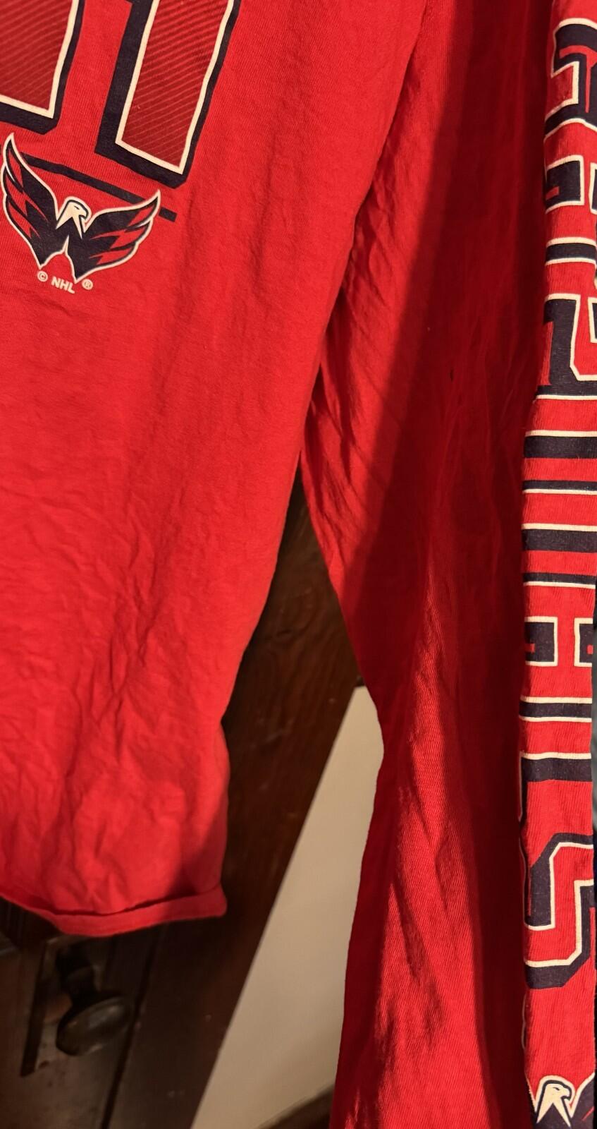 Washington Capitals Long Sleeve T-Shirt Men’s Size Red XL