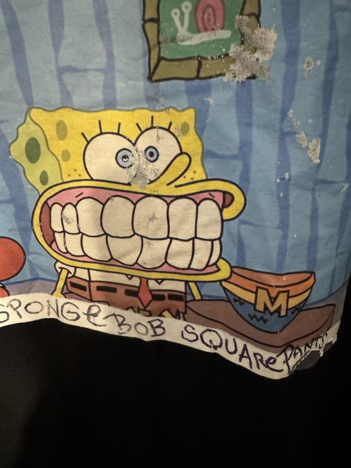 SpongeBob SquarePants S/S T-Shirt Men XL Black