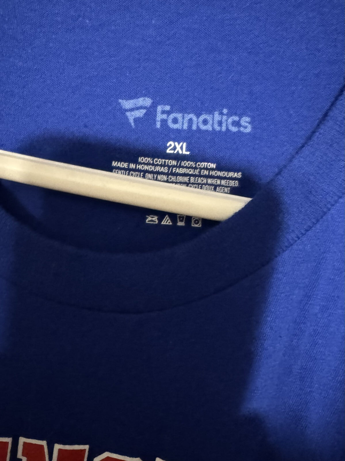 New England Patriots Fanatics S/S T Shirt Men Sz XXL Blue