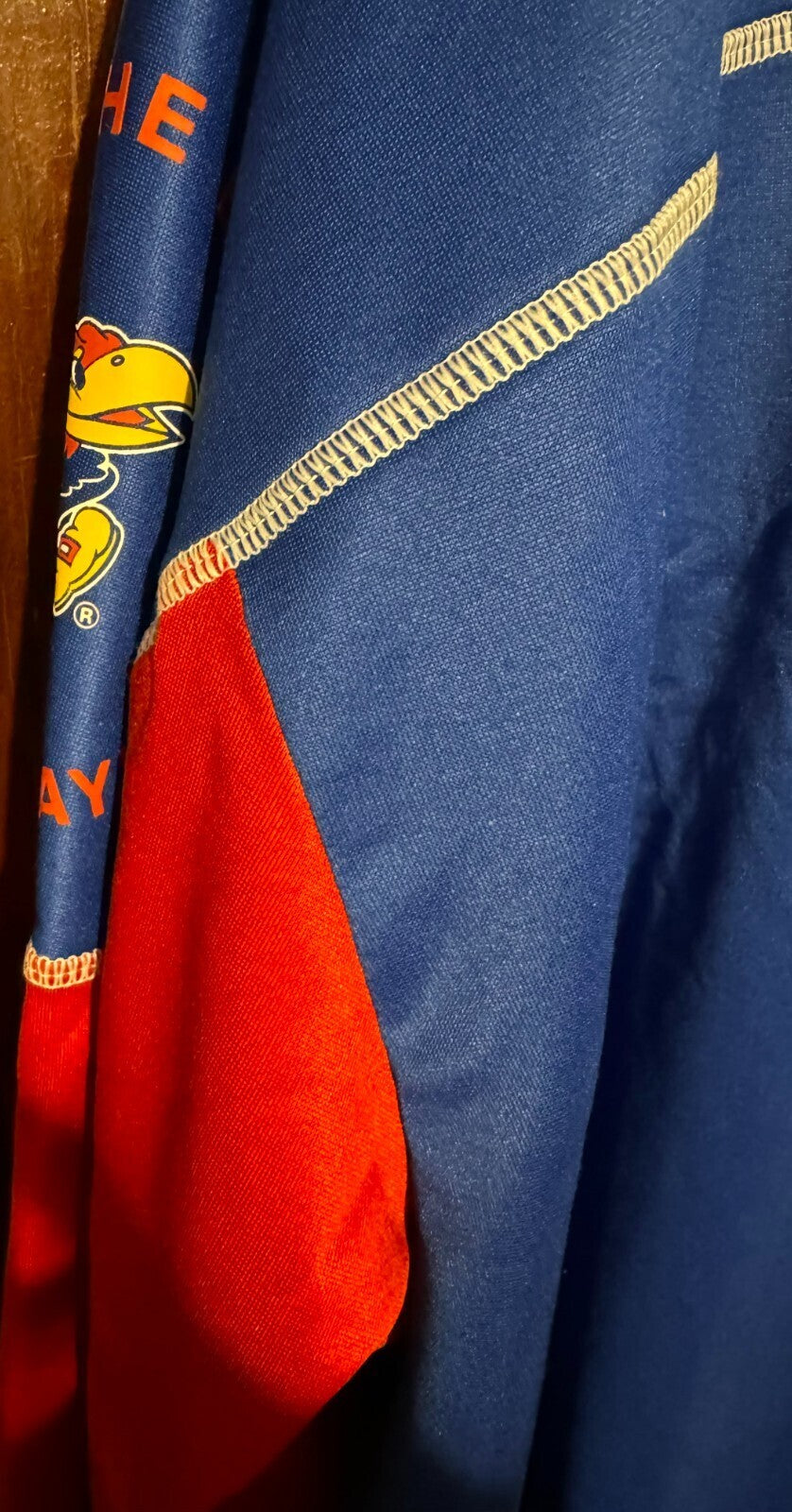 Kansas Jayhawks KU Adidas Track Jacket XXL Pullover Button Up NEW WITH TAGS