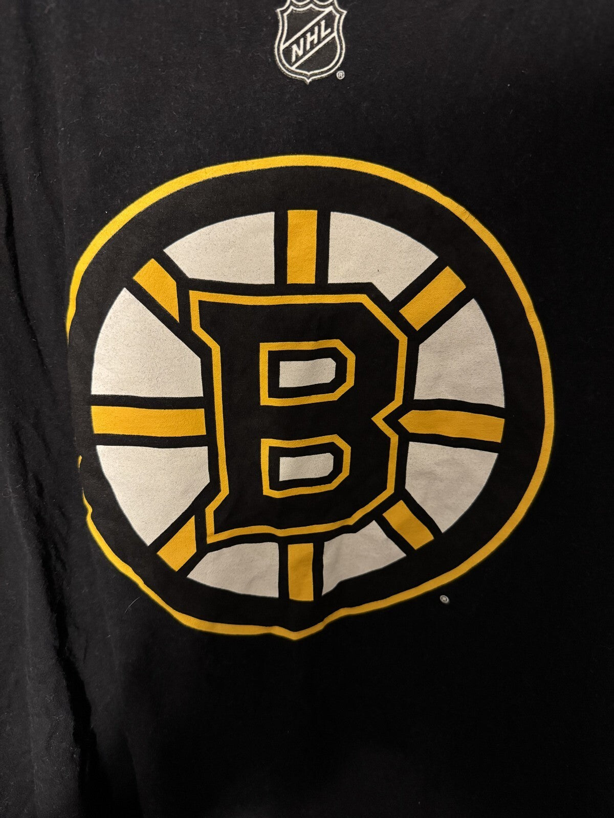 Boston Bruins Fanatics Linus Ullmark #35 Black Tee Men Sz XL