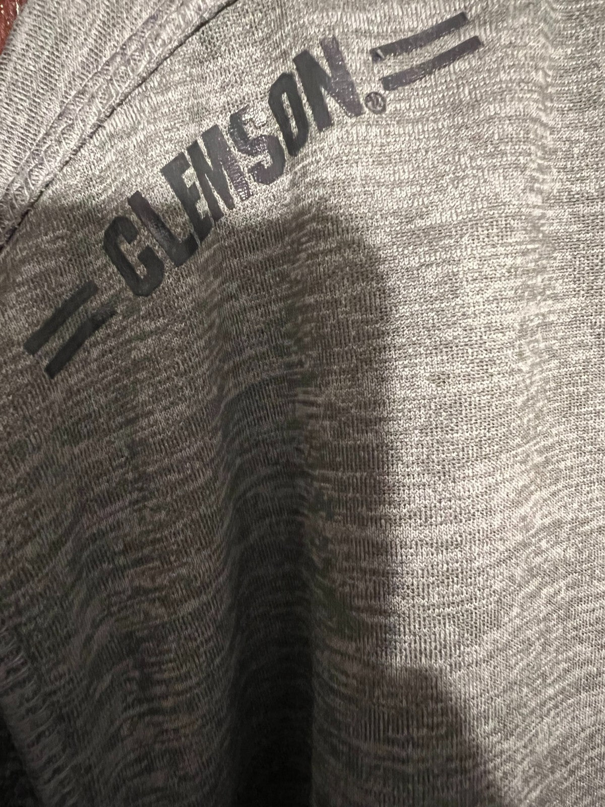 Clemson Tigers Colosseum Sweatshirt Track Jacket Mens XXL gray NCAA ACC