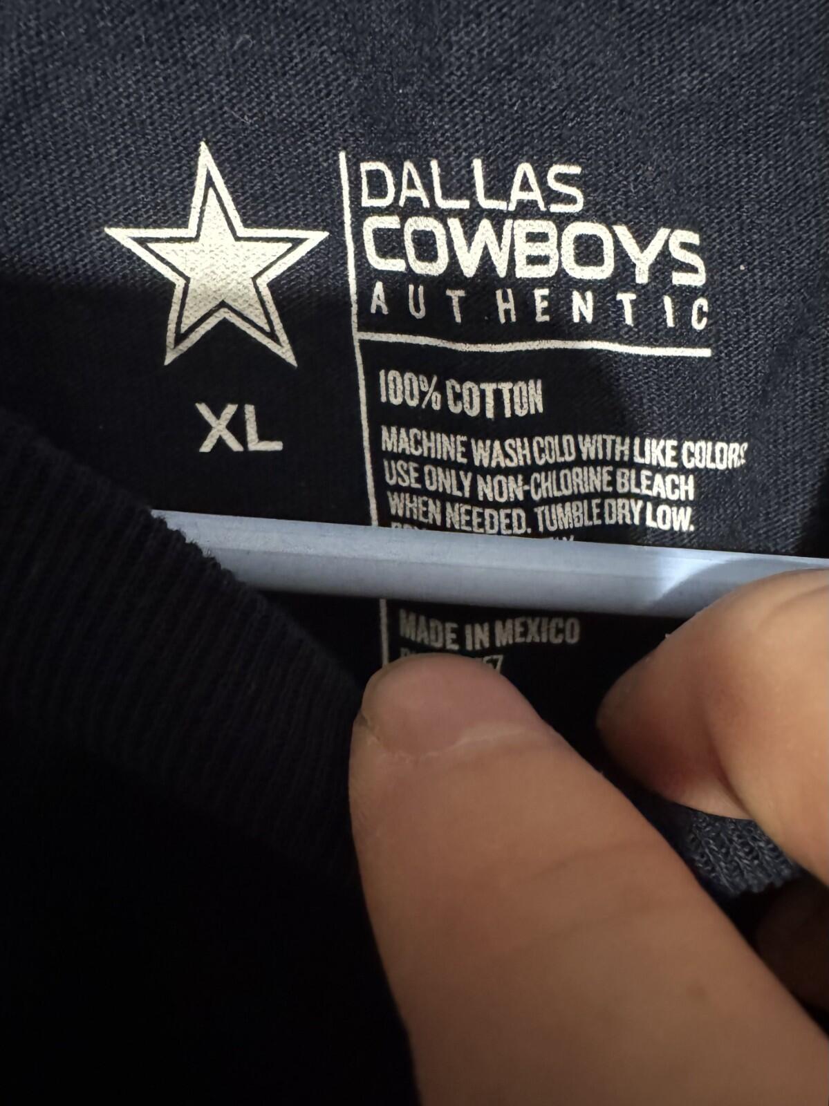 Dallas Cowboys Long Sleeve T-Shirt Blue Men Sz XL New Without Tags