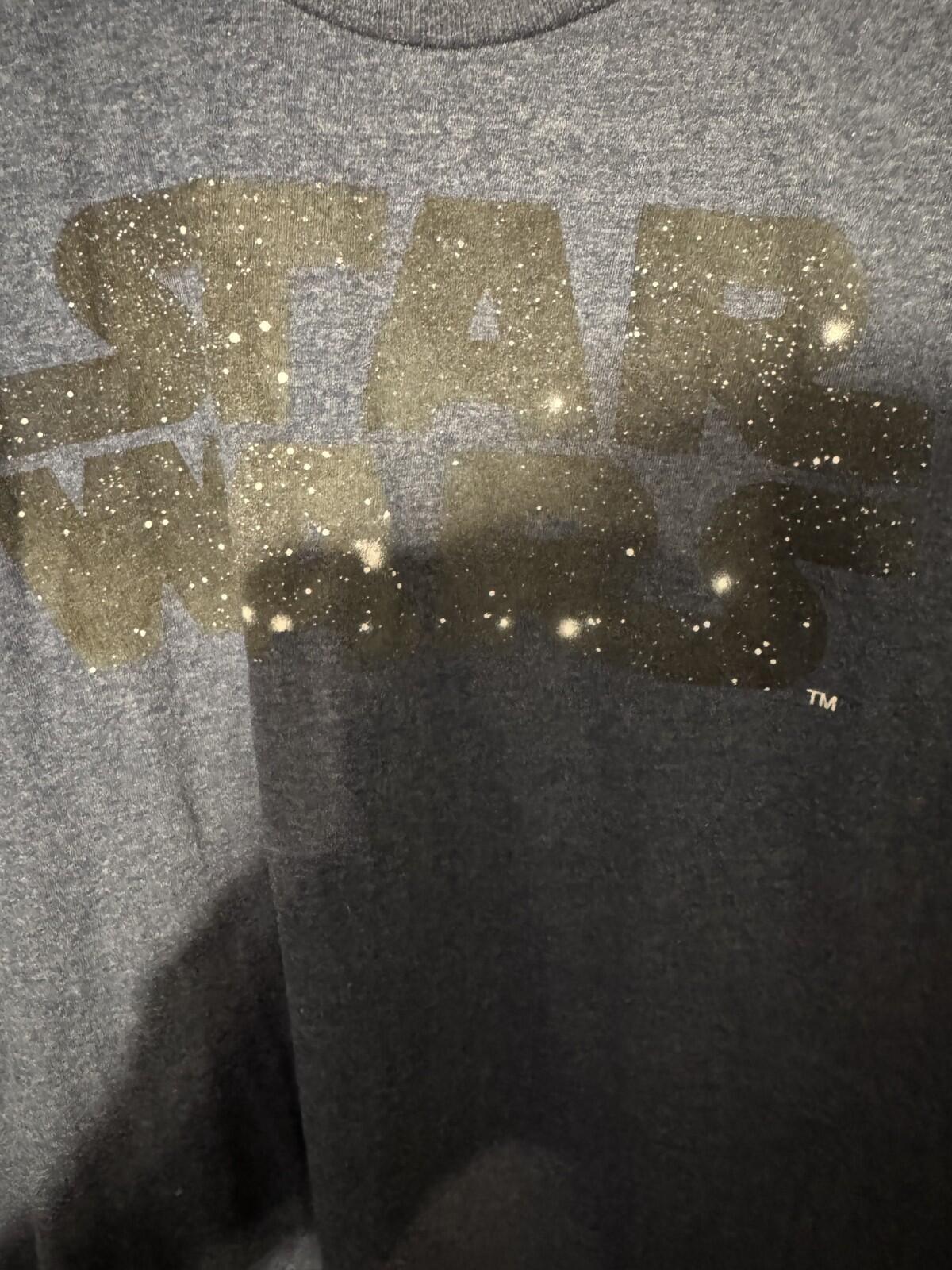 Star Wars Logo T-Shirt Men's Size XL Blue