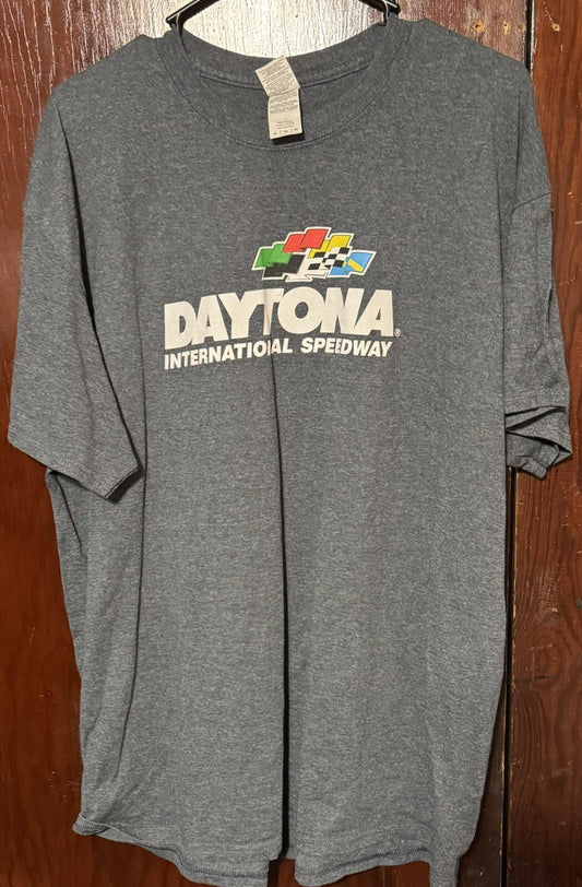 Daytona Speedway NASCAR Vintage T-Shirt Men's Sz XL Gray
