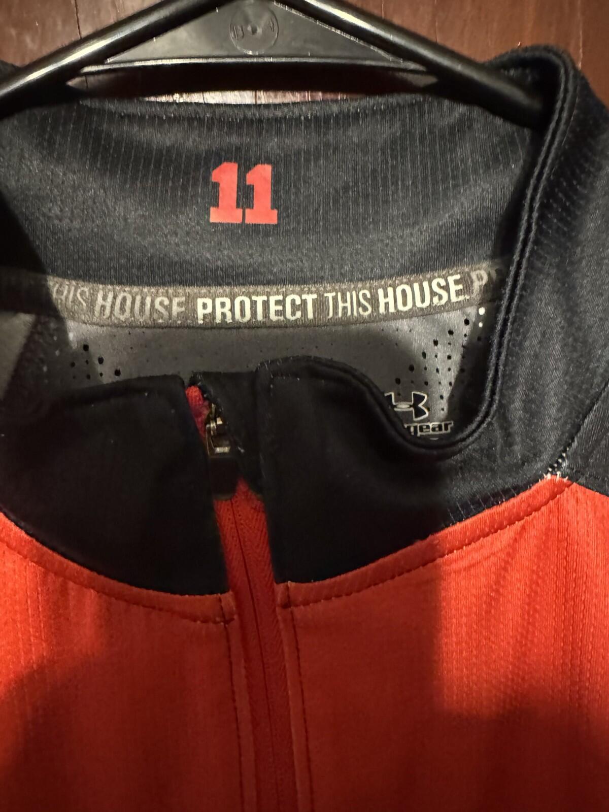 University of Utah Utes Under Armour 1/4 Zip Men's M Player Issued