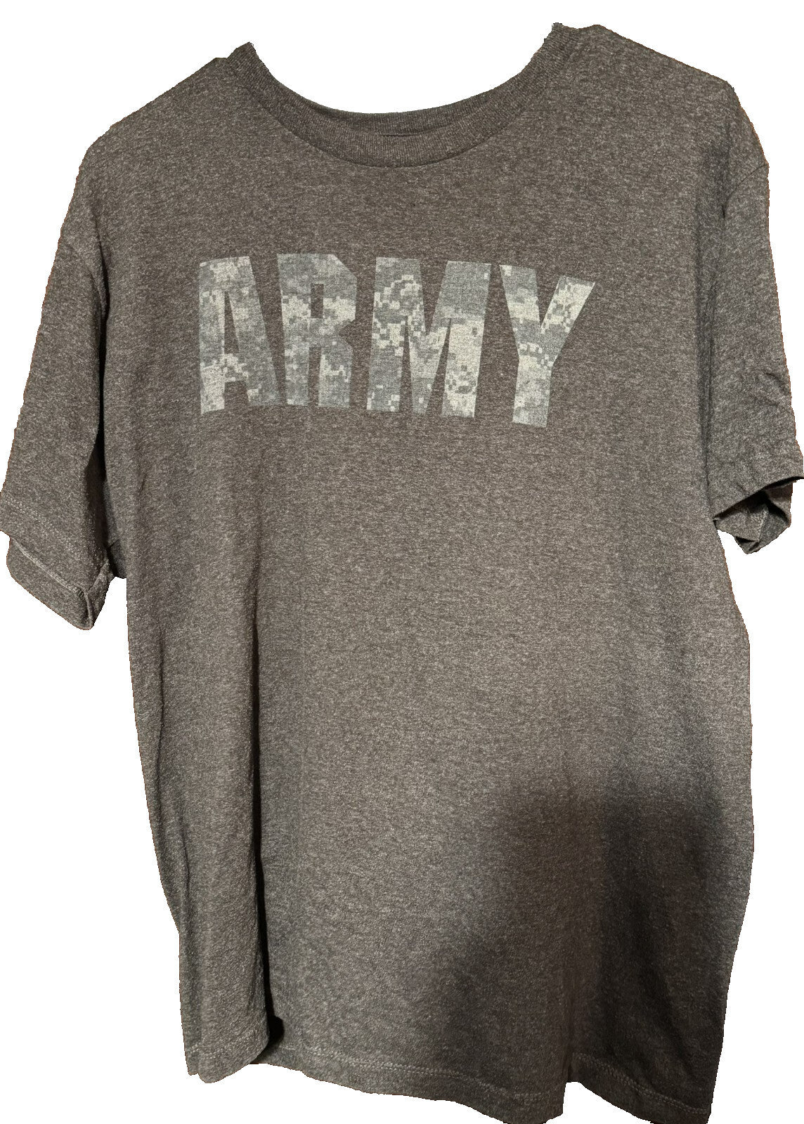 United States Army Men's T Shirt Size L Gray US Military