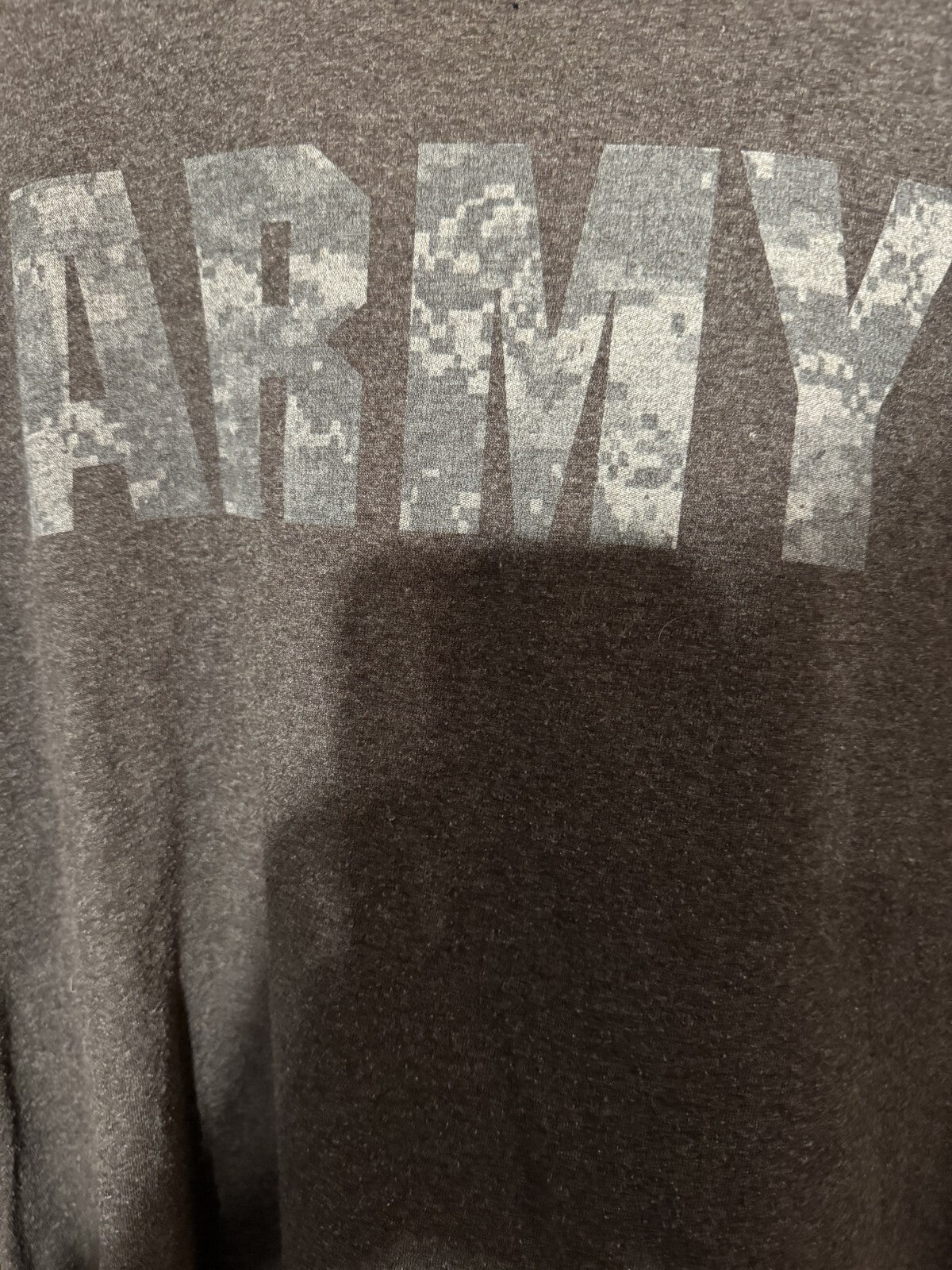 United States Army Men's T Shirt Size L Gray US Military