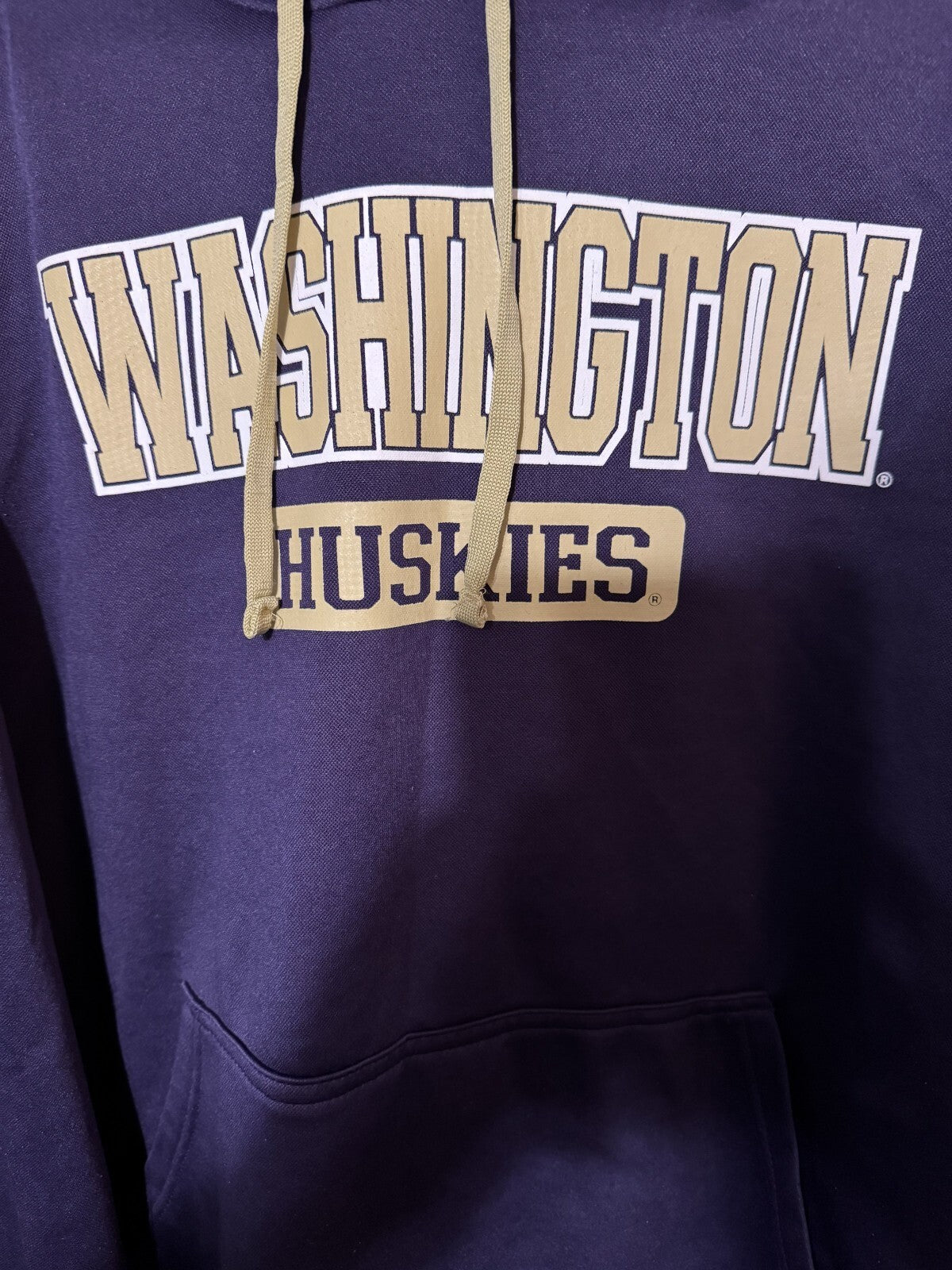 Washington Huskies Knights Apparel Hoodie Men Size XL Purple