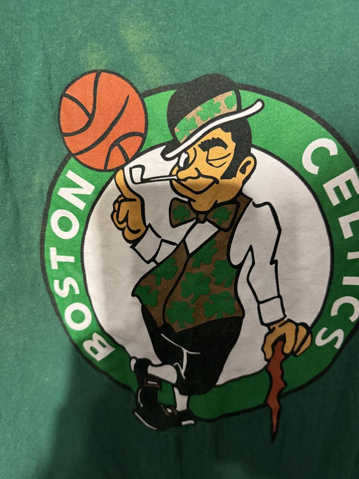 Boston Celtics Tatum #0 Fanatics T-Shirt Men Size M Green