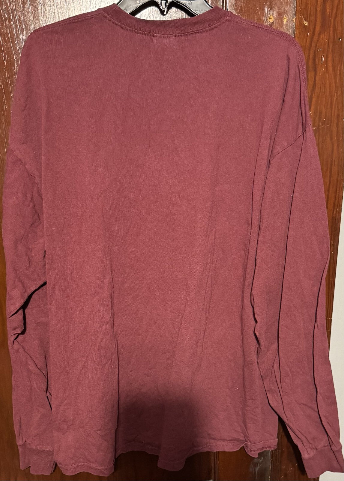 UMass Minutemen L/S T-Shirt Men's XXL Red Massachusetts