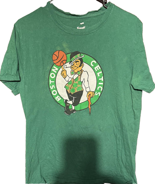 Boston Celtics Tatum #0 Fanatics T-Shirt Men Size M Green