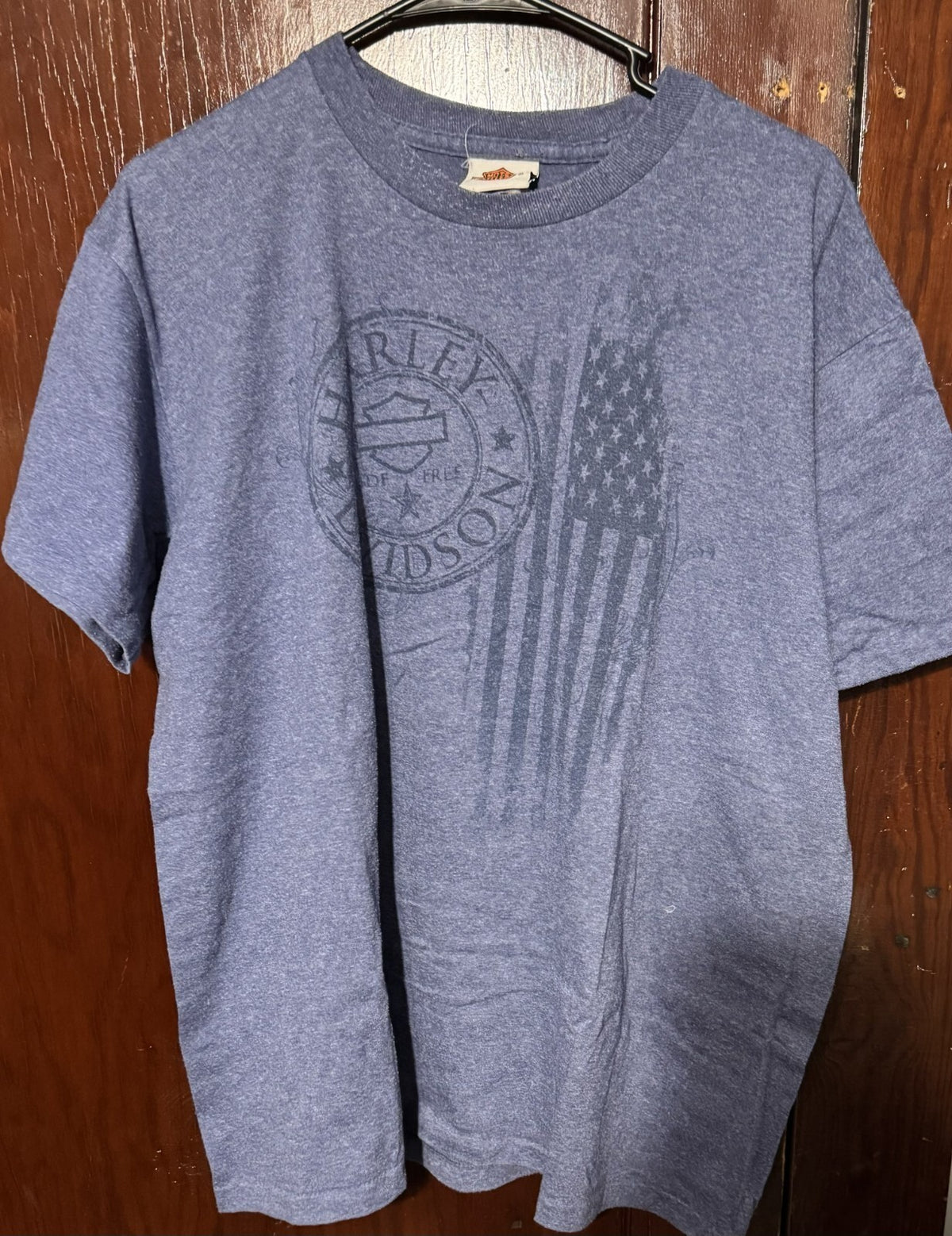 Harley-Davidson of Thiensville WI Vintage T Shirt Men's Sz XL Blue H-D