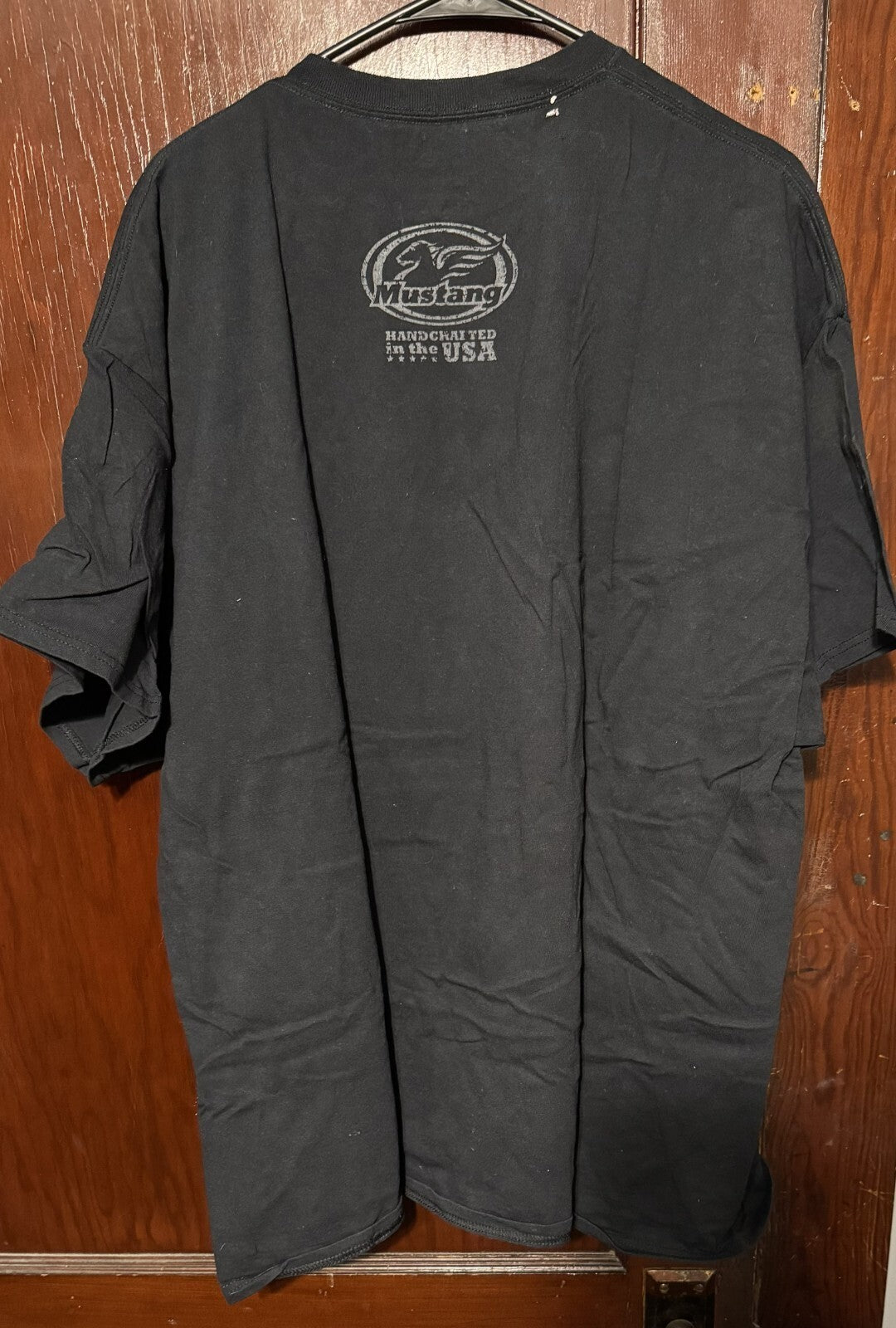 Mustang Motorcycle Seats  Vintage T Shirt Men's Sz XXL Black