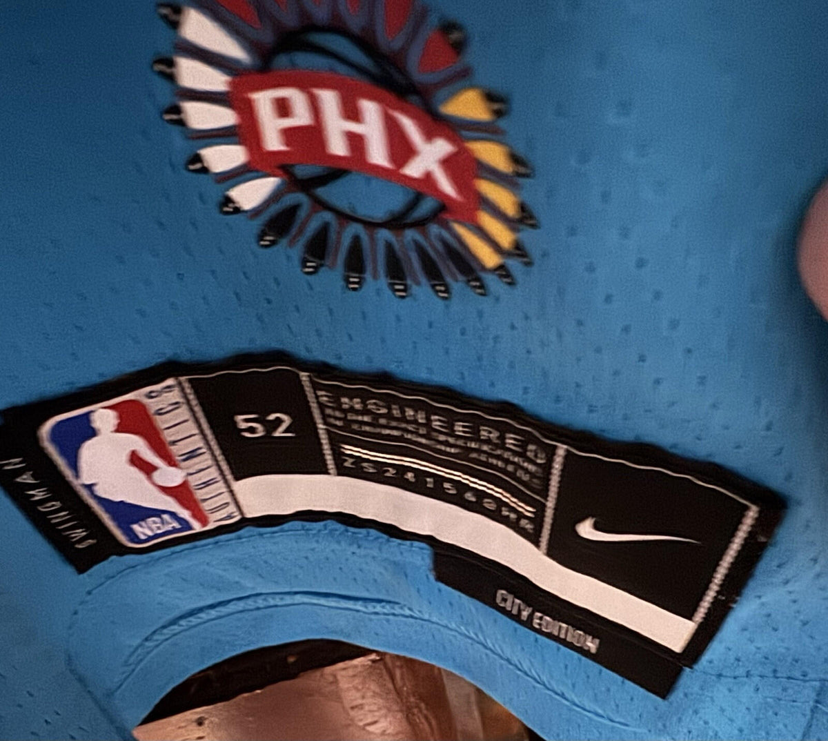 Phoenix Suns Nike Chris Paul #3 City Edition Jersey Blue Men Sz 52