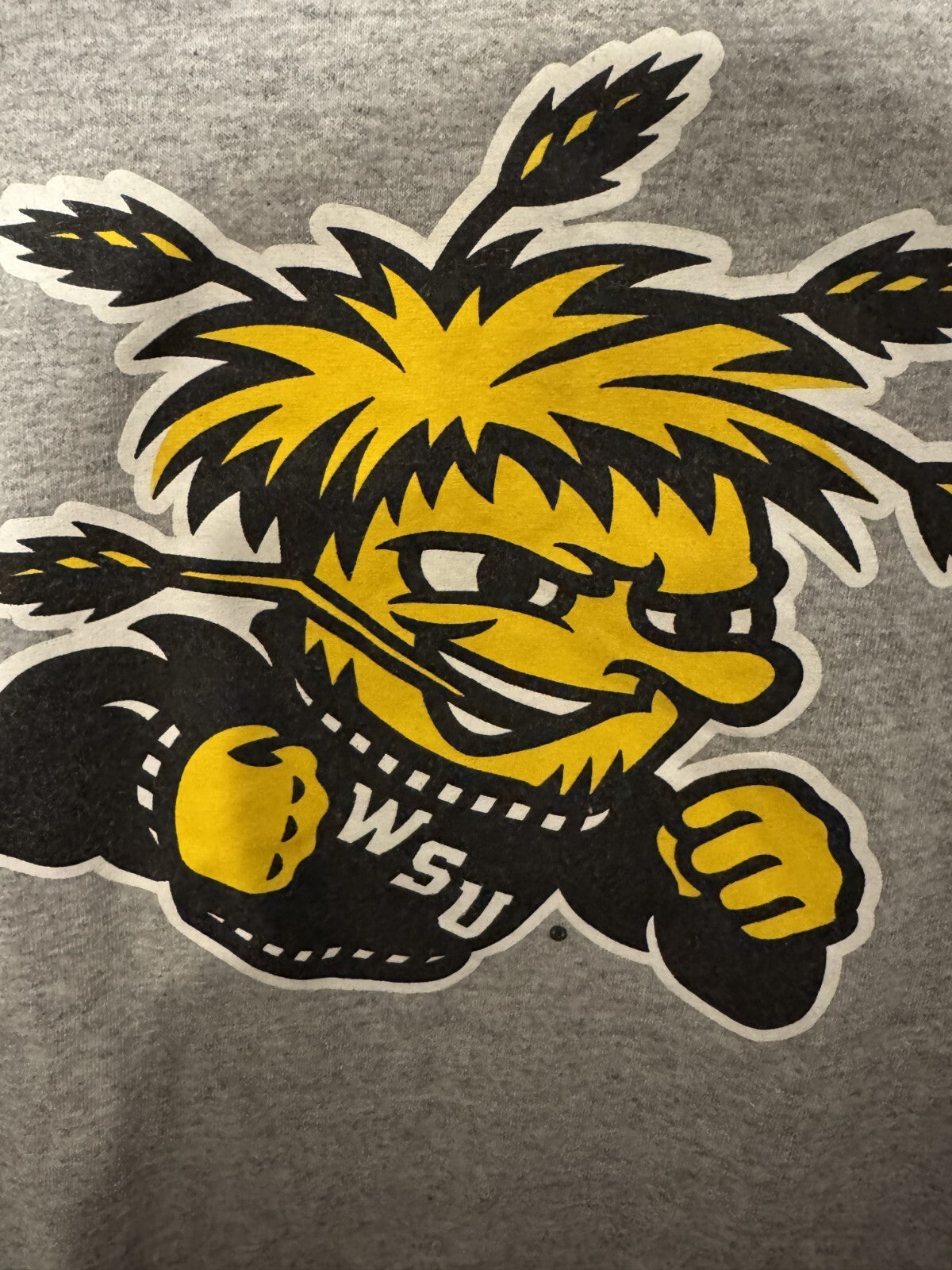 Wichita State Shockers Russell Athletic T-Shirt Gray NCAA Men Size XXL