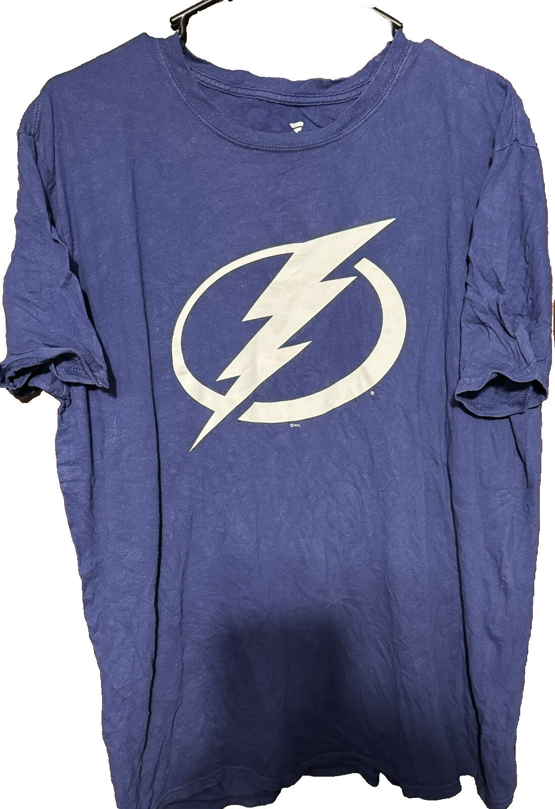 Tampa Bay Lightning Fanatics T-shirt Men's Size L Blue