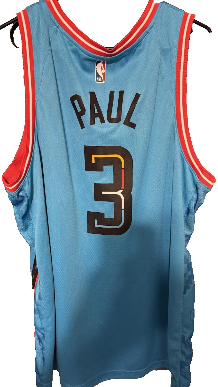 Phoenix Suns Nike Chris Paul #3 City Edition Jersey Blue Men Sz 52