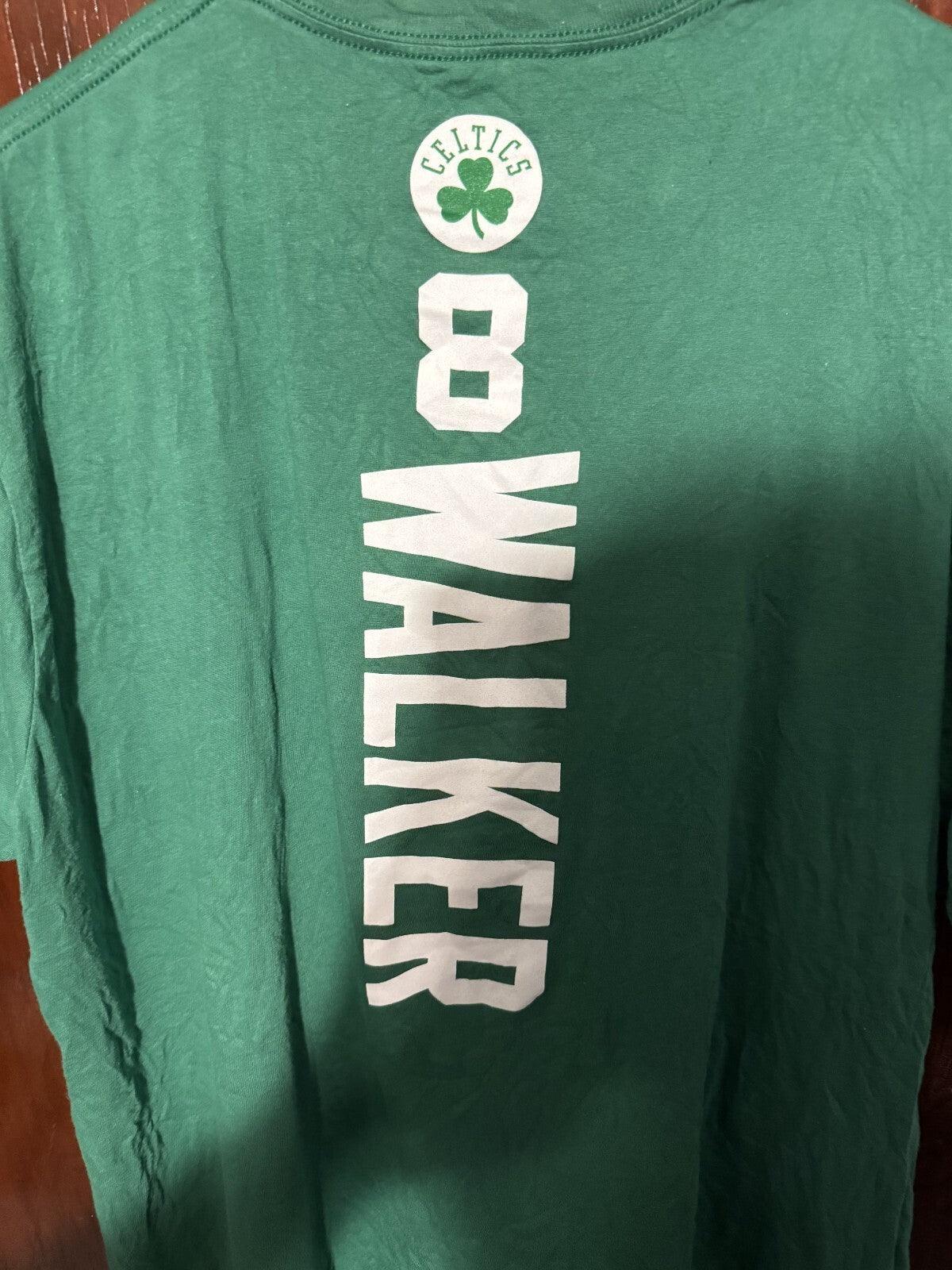 Boston Celtics Walker #8 Fanatics T-Shirt Men Size XL Green