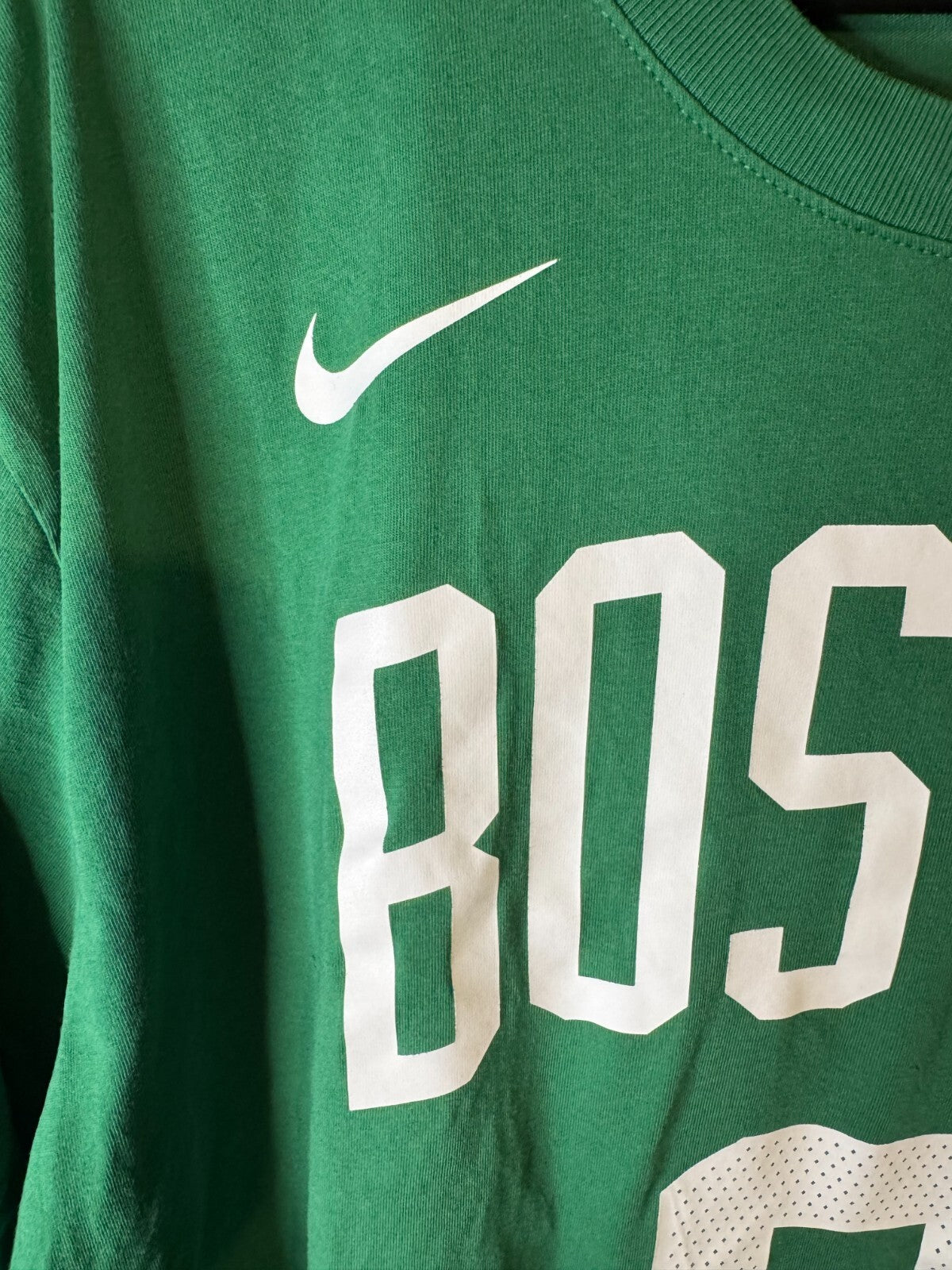 Boston Celtics Tatum #0 Nike T-Shirt Men Size XXL Green