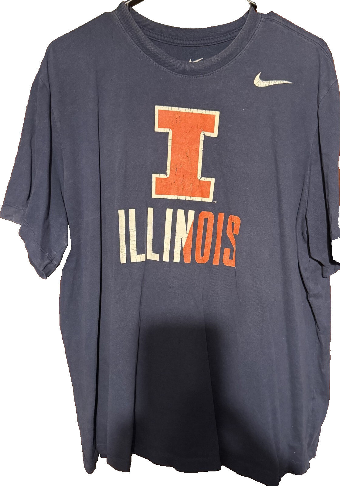 University of Illinois Nike T-Shirt Men's Size XL Blue