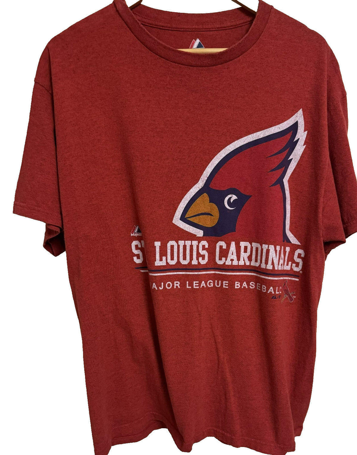 St. Louis Cardinals Majestic T-Shirt Size XL Red