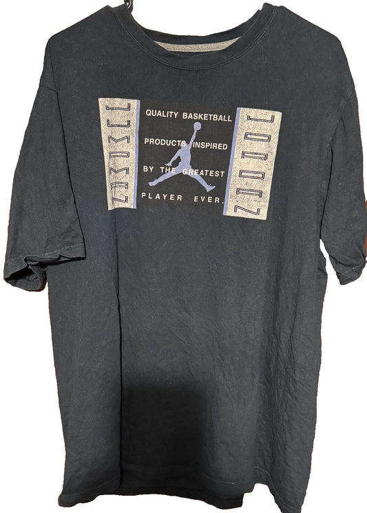 Nike Air Jordan Logo Jumpman t-shirt Men Sz XL Blue